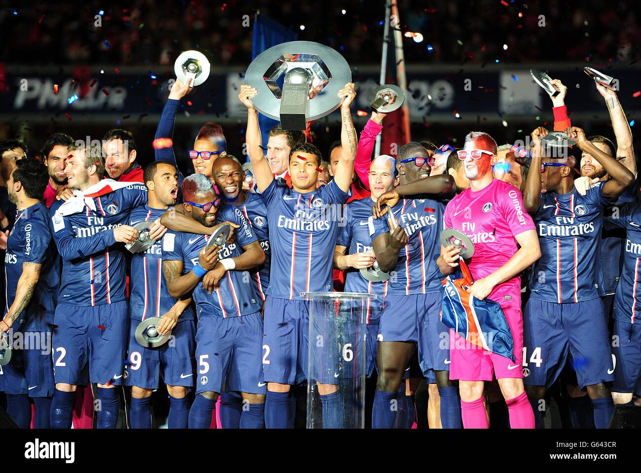 Calcio - Ligue 1 - Paris Saint Germain v Stade Brestois - Parc de Princes Foto Stock
