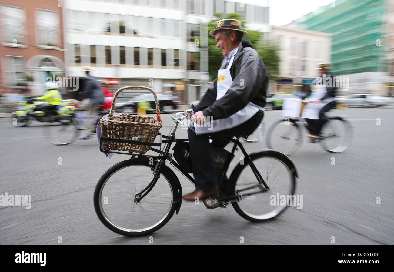 Xx annuale di Bloomsday Messenger Bike Rally Foto Stock