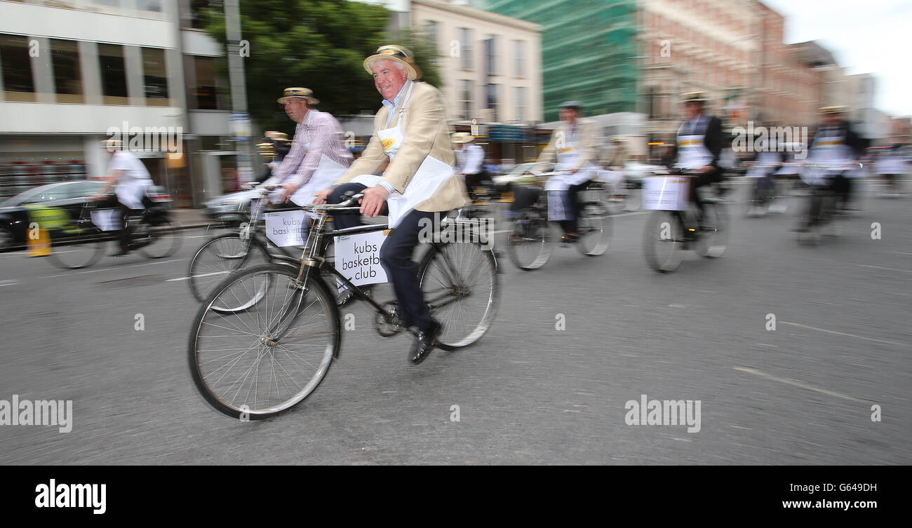 Xx annuale di Bloomsday Messenger Bike Rally Foto Stock