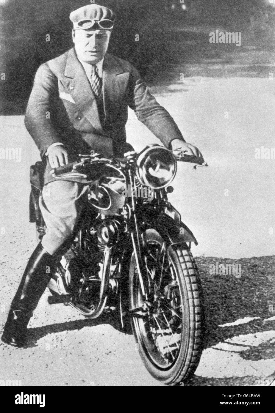 Politica - Benito Mussolini Foto Stock