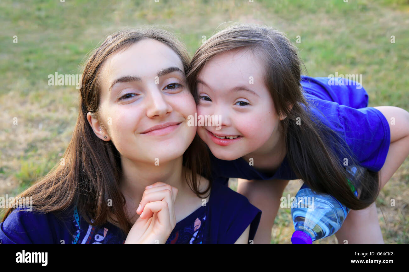 Felici i momenti in famiglia Foto Stock