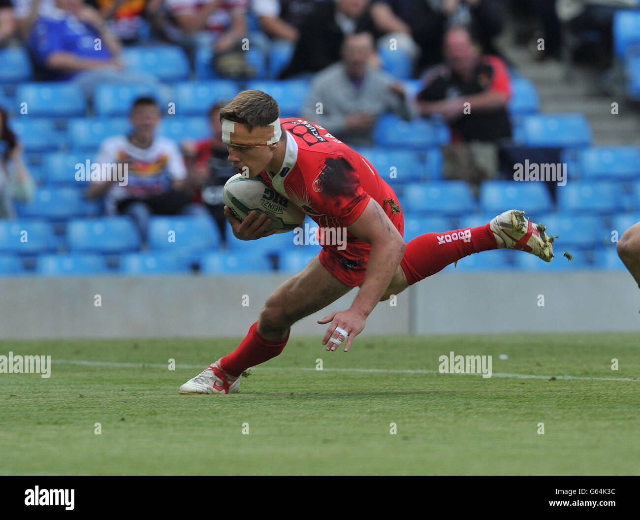 Rugby League - Super League - 2013 Magic Weekend - Salford City Reds v Widnes Vikings - Etihad Stadium Foto Stock