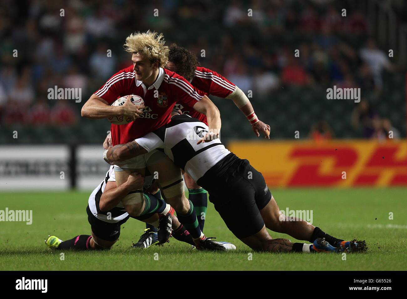 Rugby Union - 2013 Britannica e Irlandese Lions Tour - barbari v britannico e irlandese - Lions Hong Kong Stadium Foto Stock