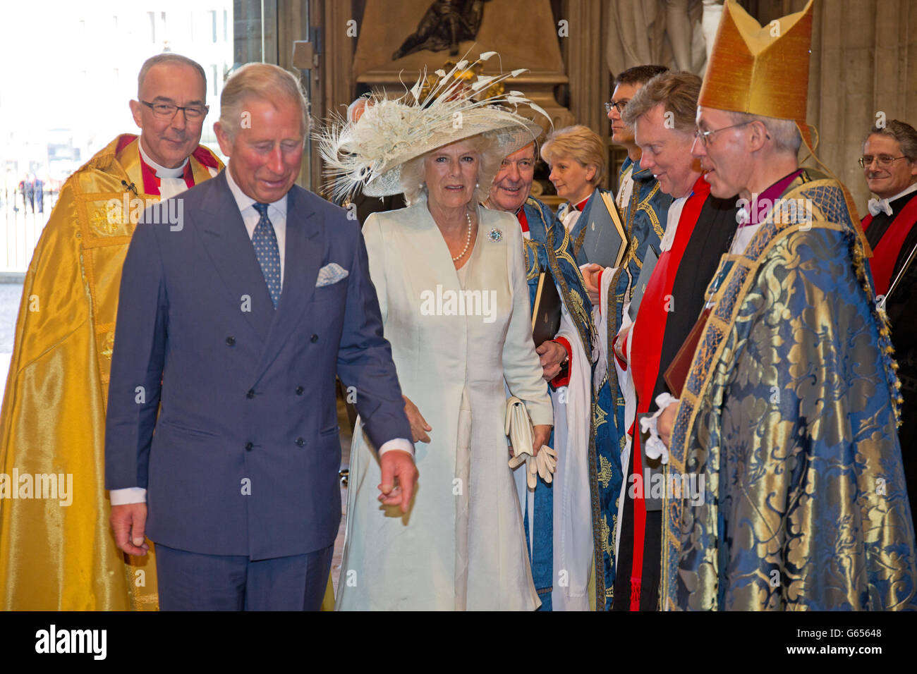Sessantesimo anniversario Queen Elizabeth II della incoronazione Foto Stock