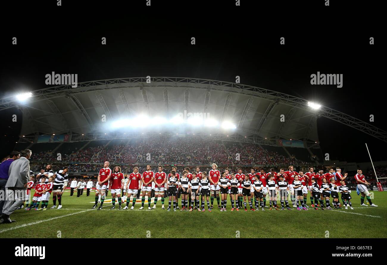 Rugby Union - 2013 Britannica e Irlandese Lions Tour - barbari v britannico e irlandese - Lions Hong Kong Stadium Foto Stock