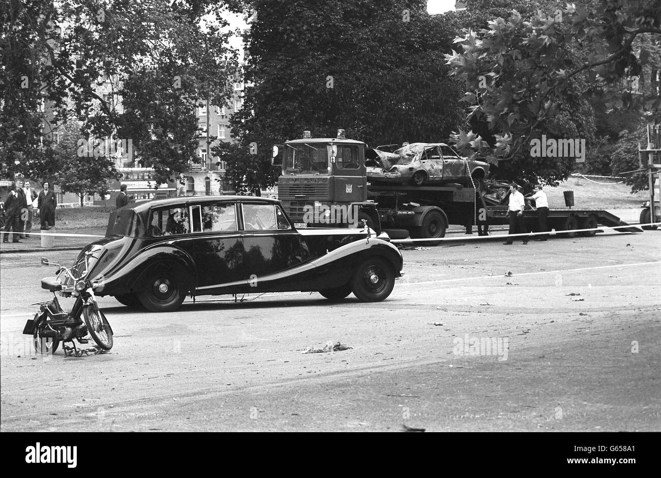 Politica - IRA Hyde Park bombardamenti - Londra Foto Stock