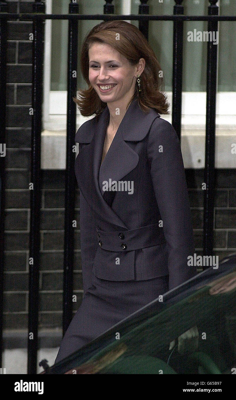 Syrian First Lady Assam Al-Assad Foto Stock
