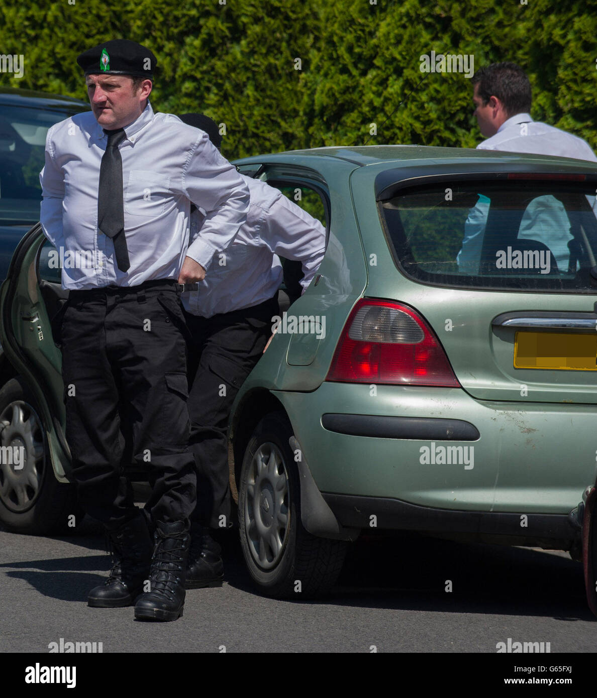 Ruairi O Bradaigh funerale Foto Stock