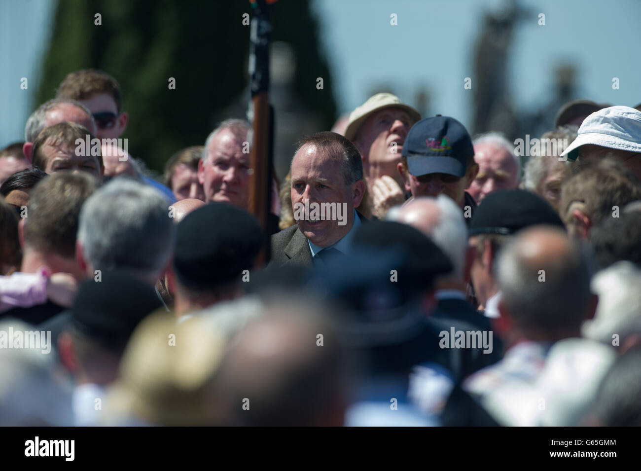 Ruairi O Bradaigh funerale Foto Stock