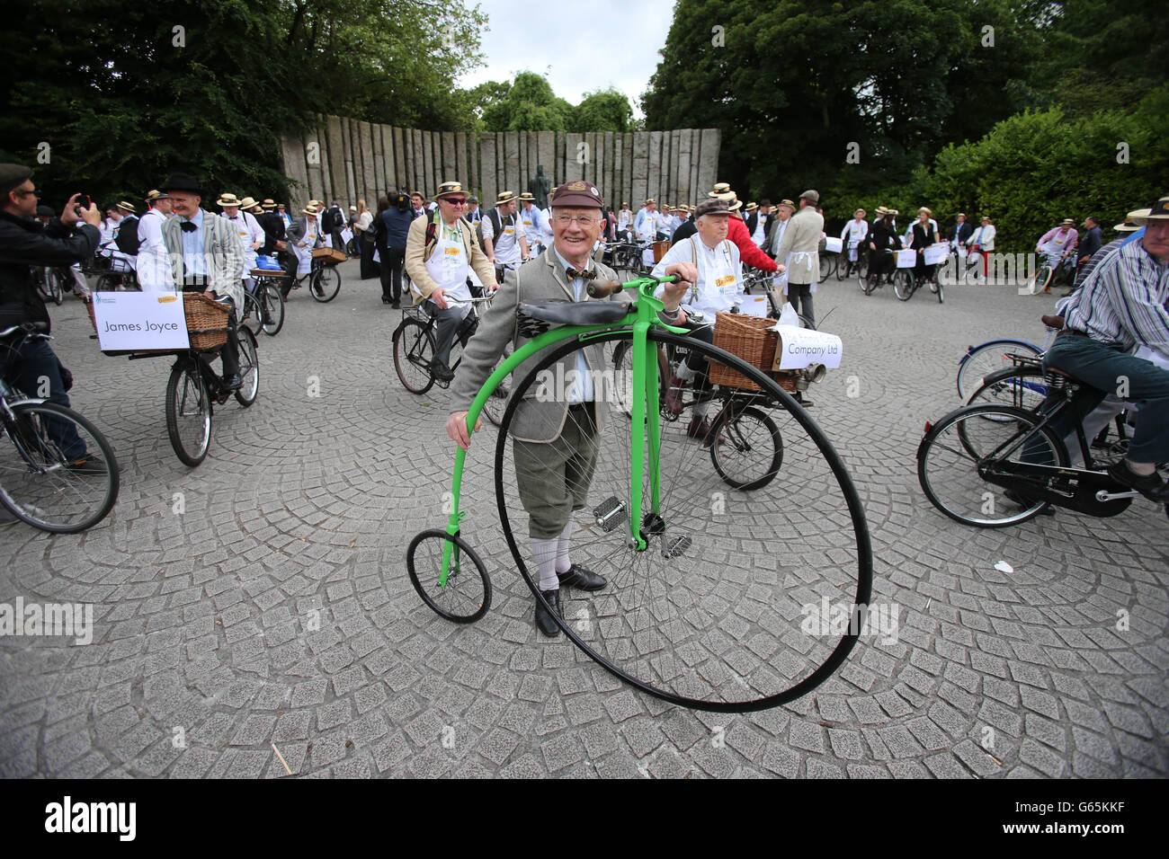 Xx annuale di Bloomsday Messenger Bike Rally Foto Stock