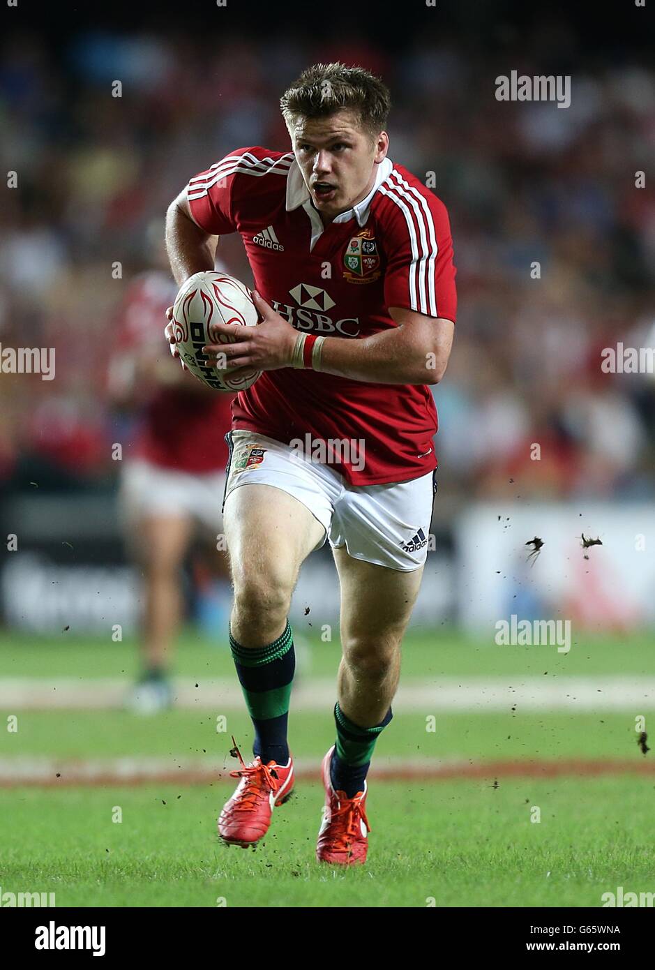 Rugby Union - Tour dei Lions britannici e irlandesi nel 2013 - Barbariani / Lions britannici e irlandesi - Stadio di Hong Kong. Owen Farrell, Lions britannici e irlandesi Foto Stock