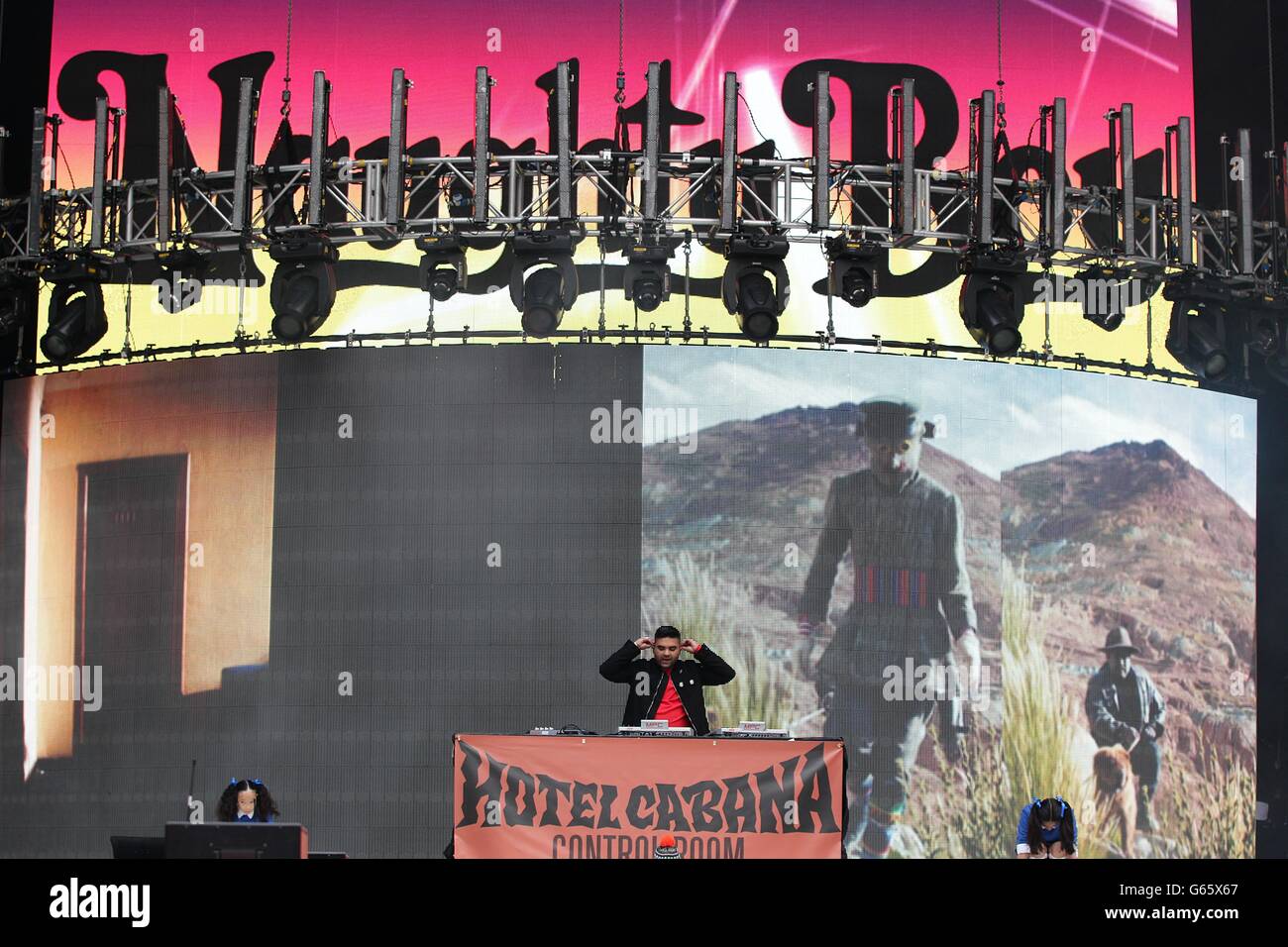 Naughty Boy durante il Summertime Ball della capitale FM al Wembley Stadium, Londra. Foto Stock