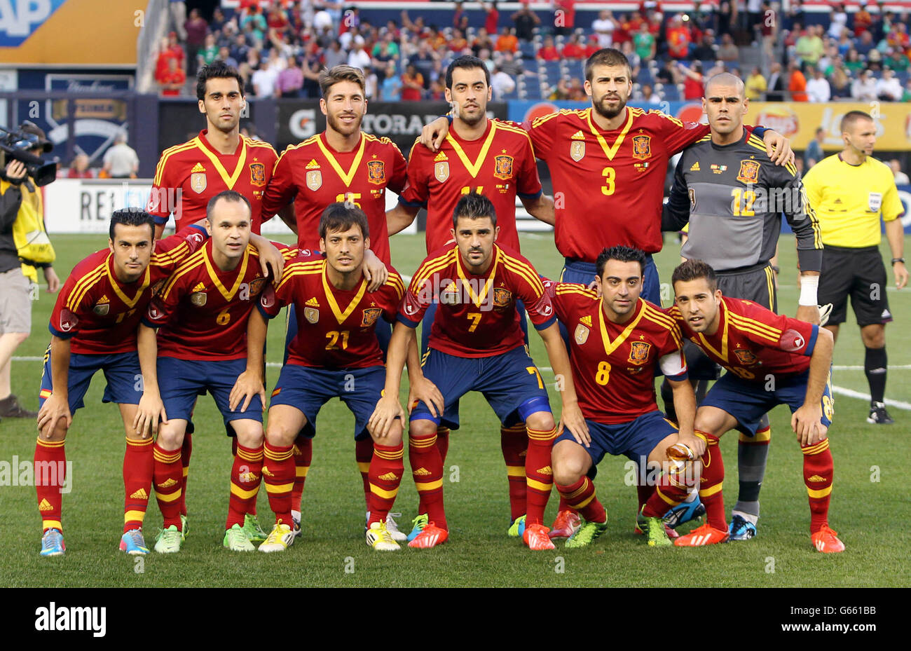 Calcio - amichevole internazionale - Spagna v Repubblica di Irlanda - Yankee Stadium Foto Stock
