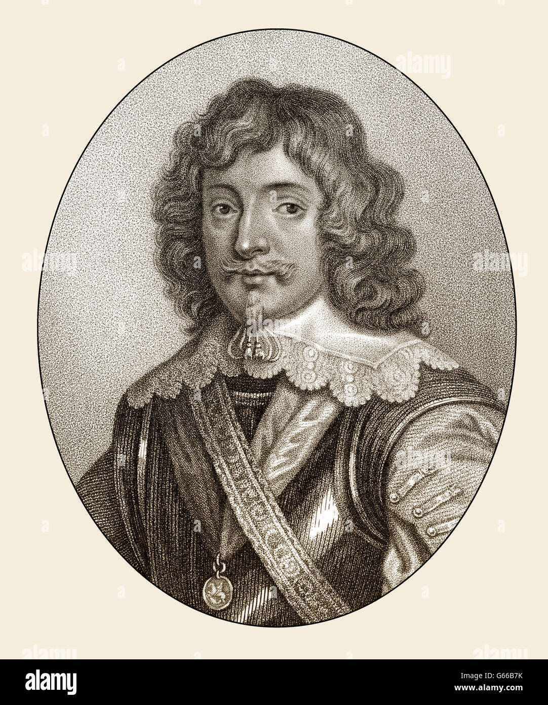 Henry ricca, 1° Conte di Olanda, il Lord Kensington, 1590-1649, un inglese un cortigiano, peer e soldato Foto Stock