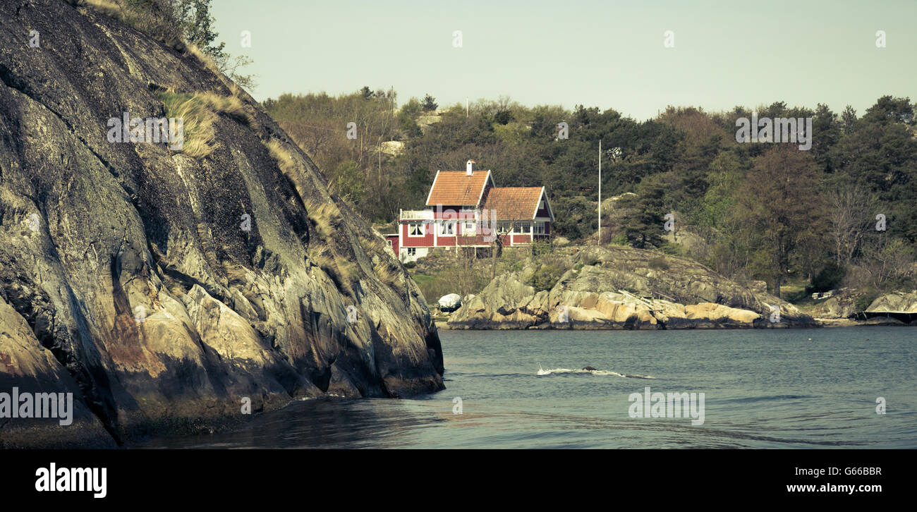 Bellissimo Arcipelago di Göteborg - Svezia. Foto Stock