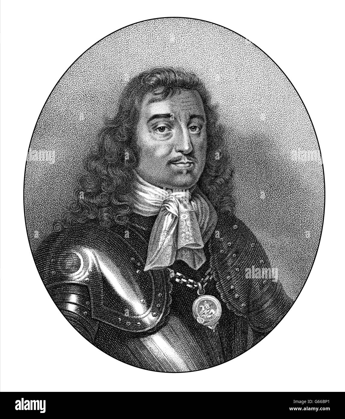 George Monck, primo duca di Albemarle, 1608-1670, un soldato inglese, uomo politico Foto Stock