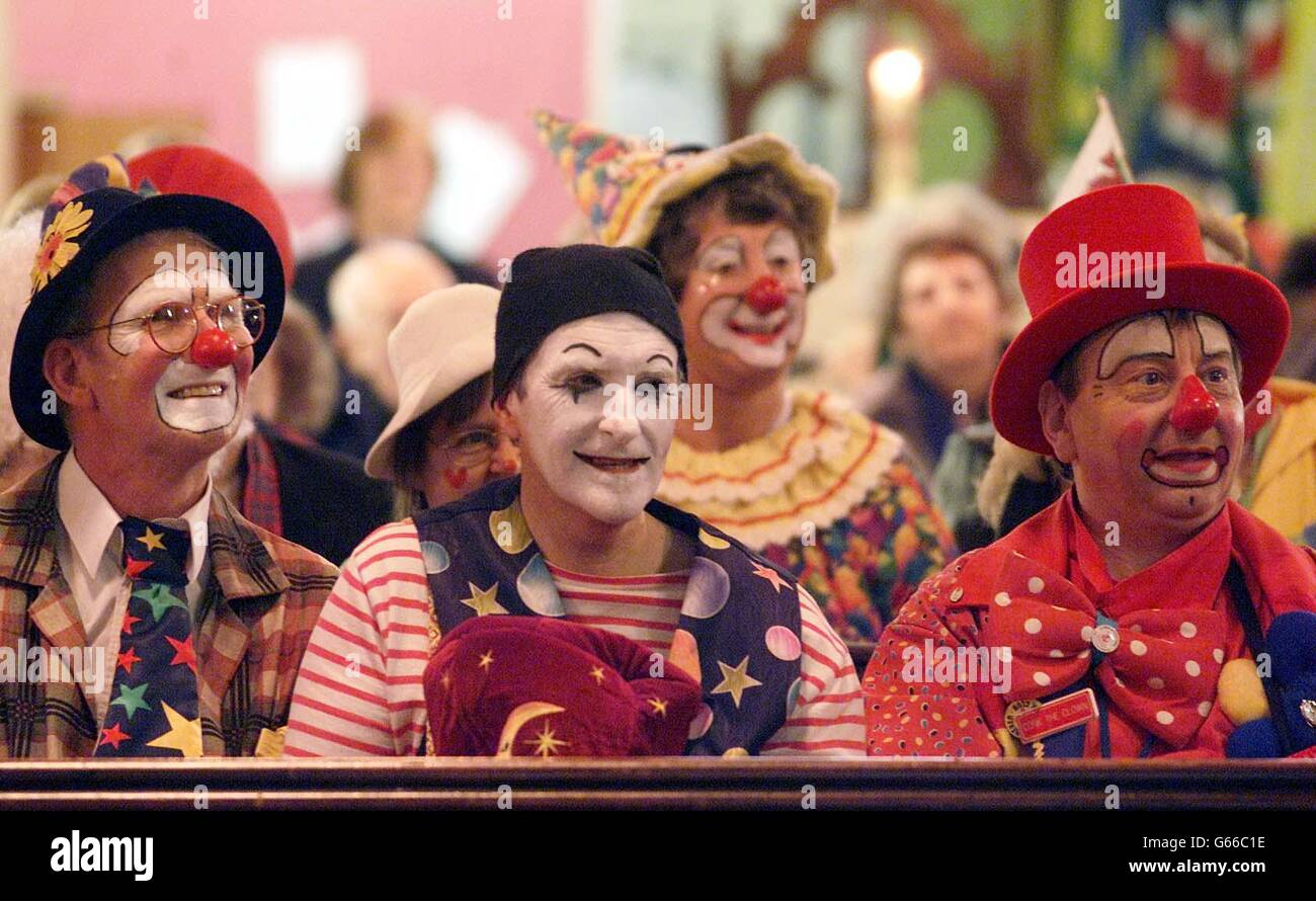 Grimaldi Clown Service - Hackney Foto Stock