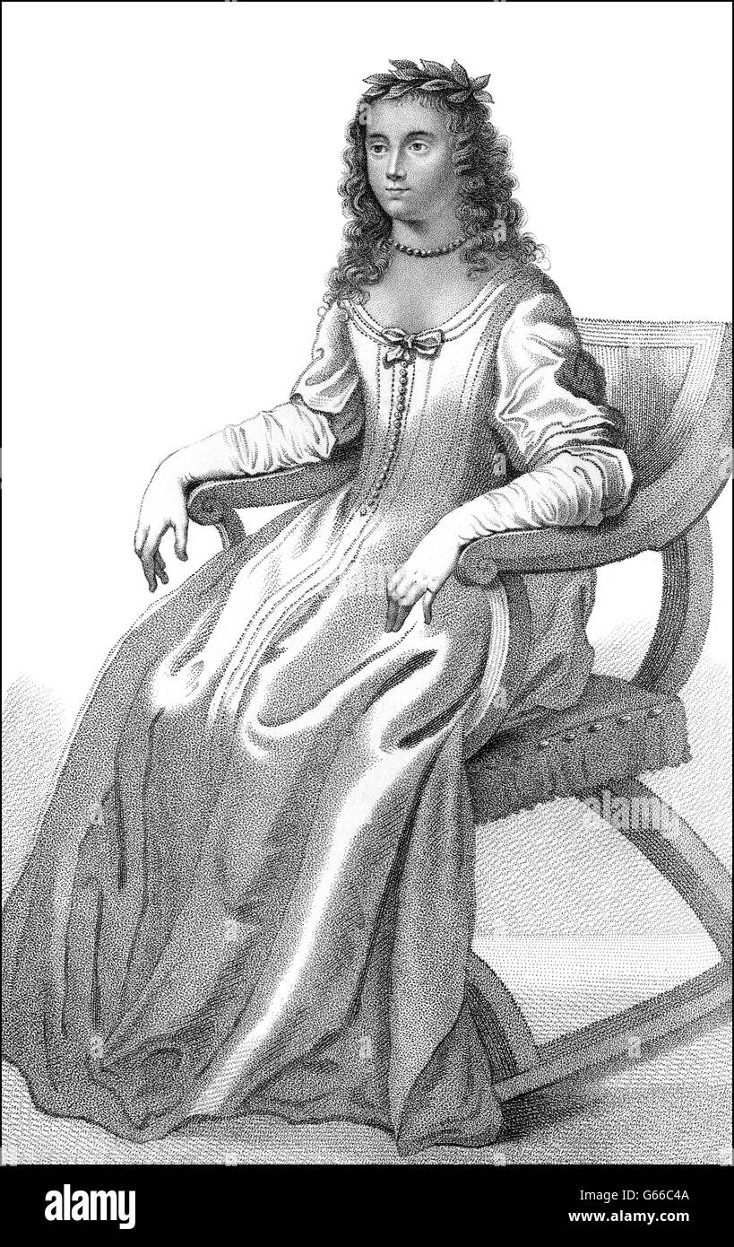 Margaret Lucas Cavendish, duchessa di Newcastle-upon-Tyne, 1623-1673, un aristocratico inglese, scrittore e scienziato Foto Stock