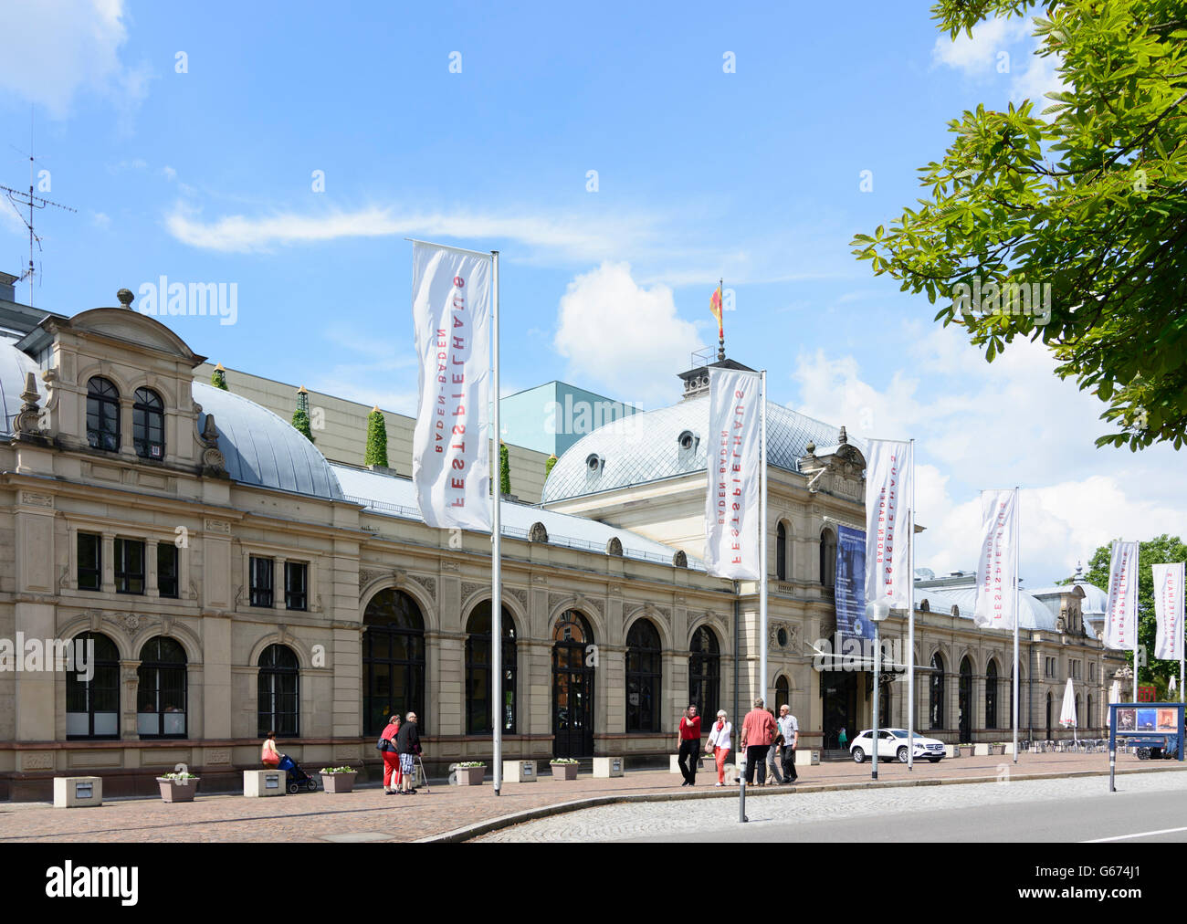 Il festival theatre, Baden-Baden, Germania, Baden-Württemberg, Schwarzwald, Foresta Nera Foto Stock