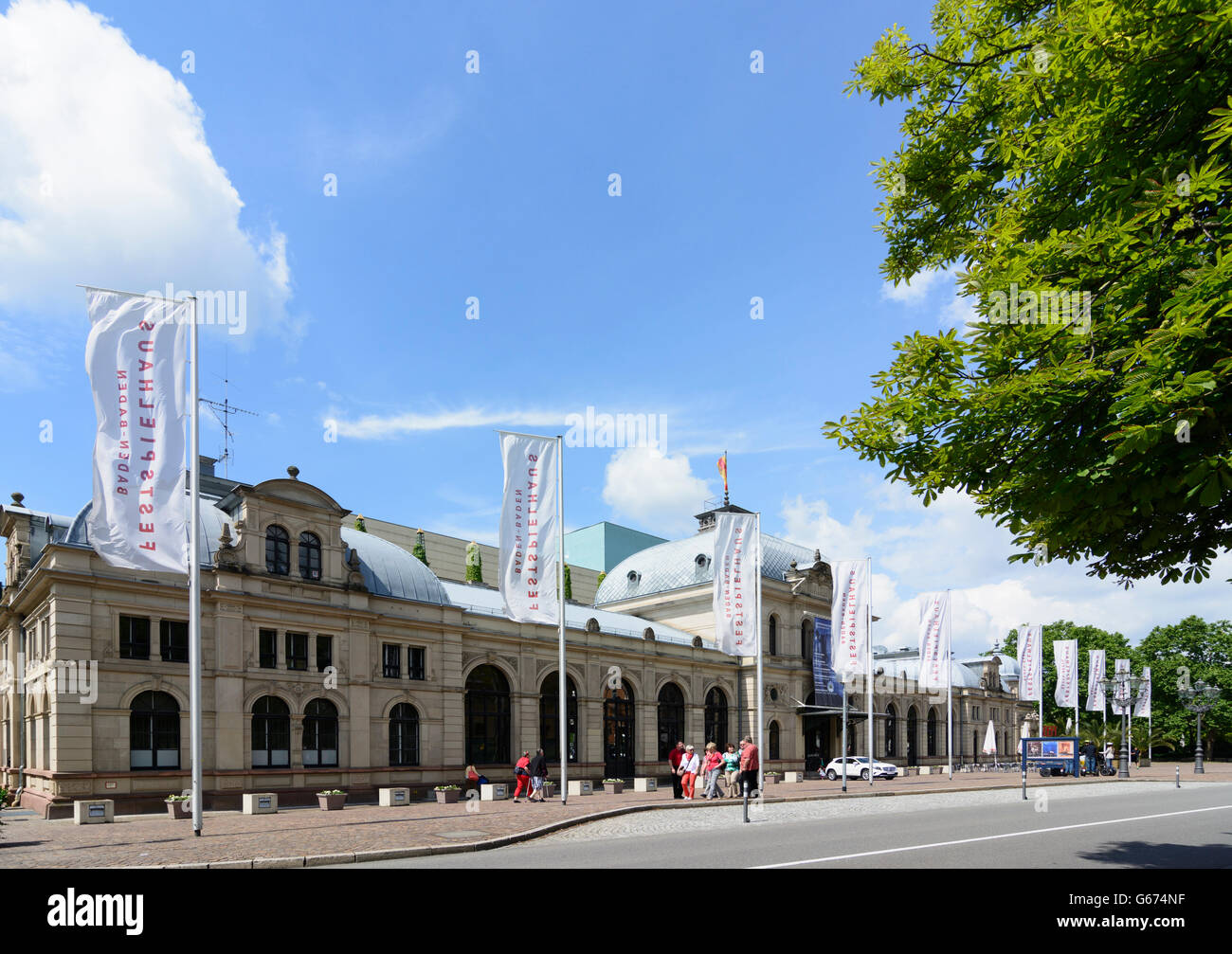 Il festival theatre, Baden-Baden, Germania, Baden-Württemberg, Schwarzwald, Foresta Nera Foto Stock