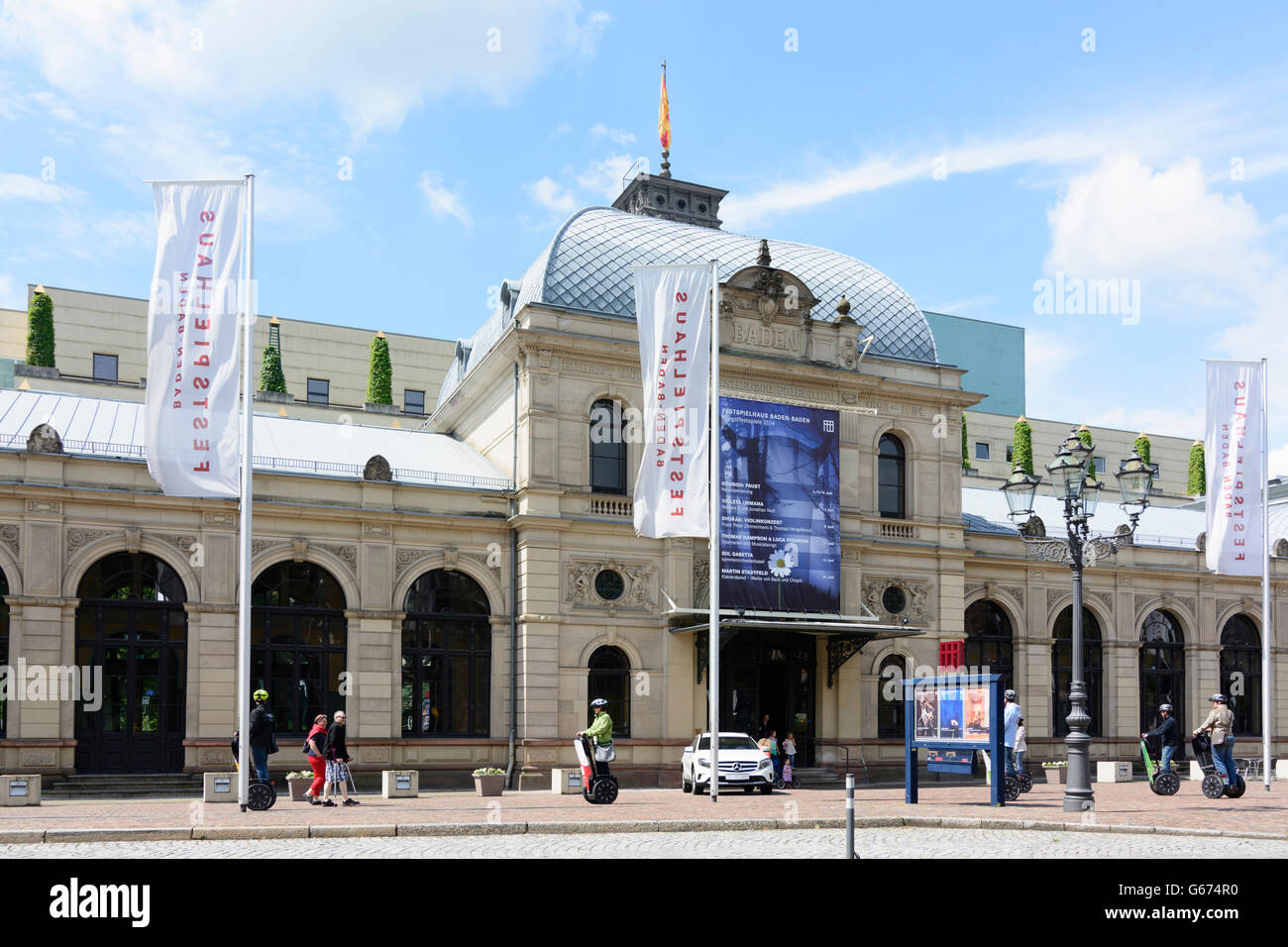 Il festival theatre, Baden-Baden, Germania, Baden-Württemberg, Schwarzwald, Foresta Nera Foto Stock
