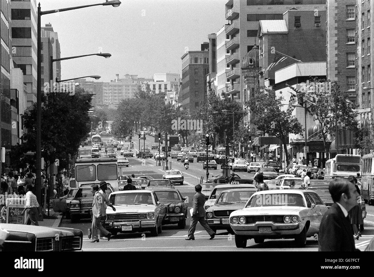 Connecticut Avenue, Washington D.C . Foto Stock