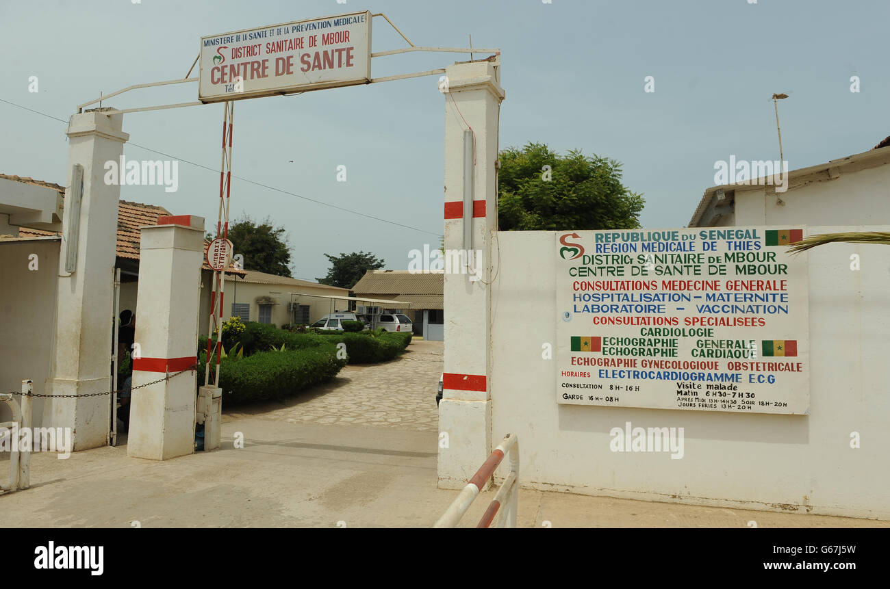 Vista generale dell'Ospedale Mbour, Senegal. PREMERE ASSOCIAZIONE foto. Data immagine: Mercoledì 26 giugno 2013. Il credito fotografico dovrebbe essere: Joe Giddens/PA Wire Foto Stock