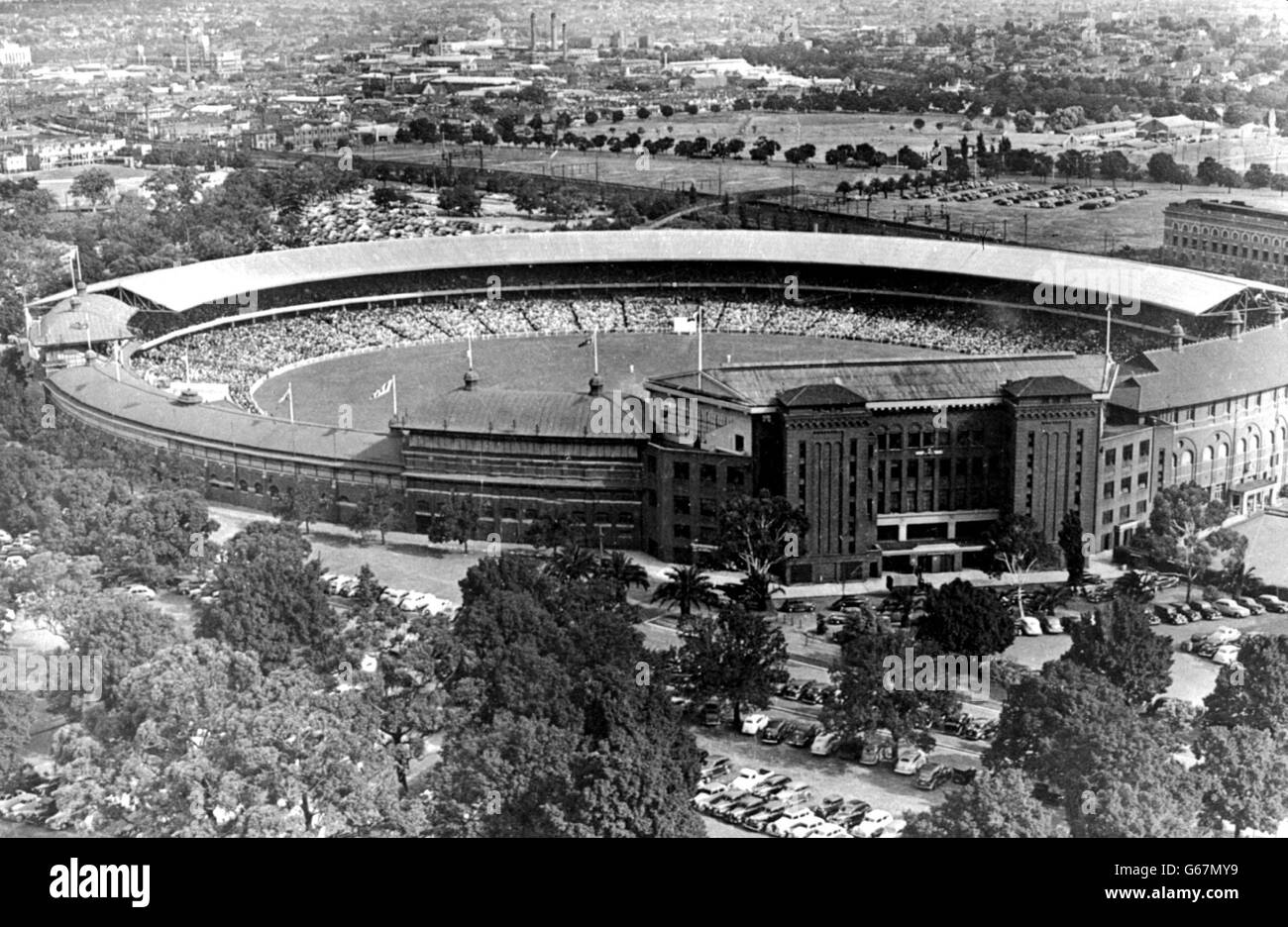 Melbourne Cricket Ground Foto Stock