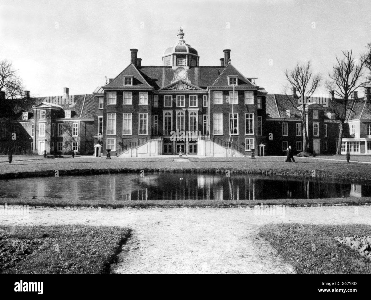 Il 17 ° secolo Huis dieci Bosch Palace a l'Aia, Paesi Bassi. Foto Stock