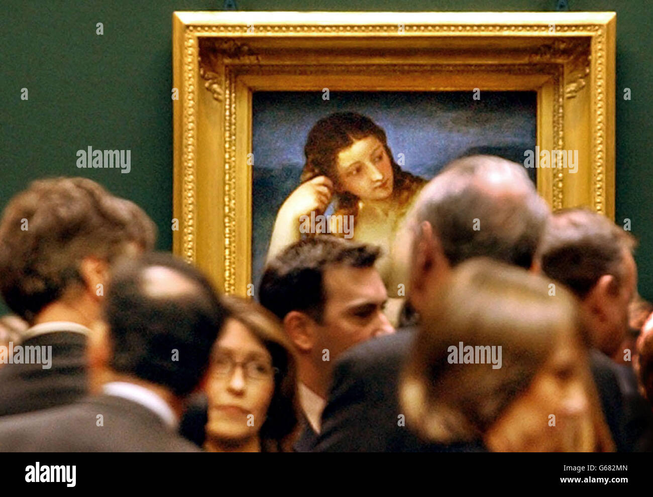 Le Gallerie nazionali di Scozia (NGS) hanno annunciato l'acquisto della famosa pittura rinascimentale dell'artista veneziano Tiziano, Venere Anadyomene. * il dipinto è stato acquistato a beneficio del pubblico da una collezione privata per 11.6 milioni di euro, utilizzando 7.6 milioni di finanziamenti per lotterie. Gli NGS hanno detto che stava acquisendo il dipinto di quasi 500 anni dai Trustees del Duca di Sutherland. Foto Stock