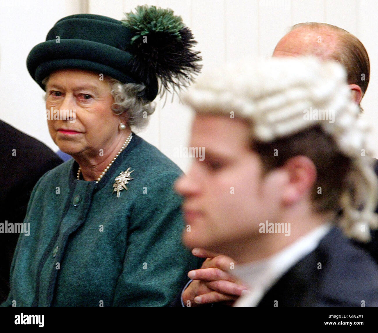 La regina visite Belfast Foto Stock