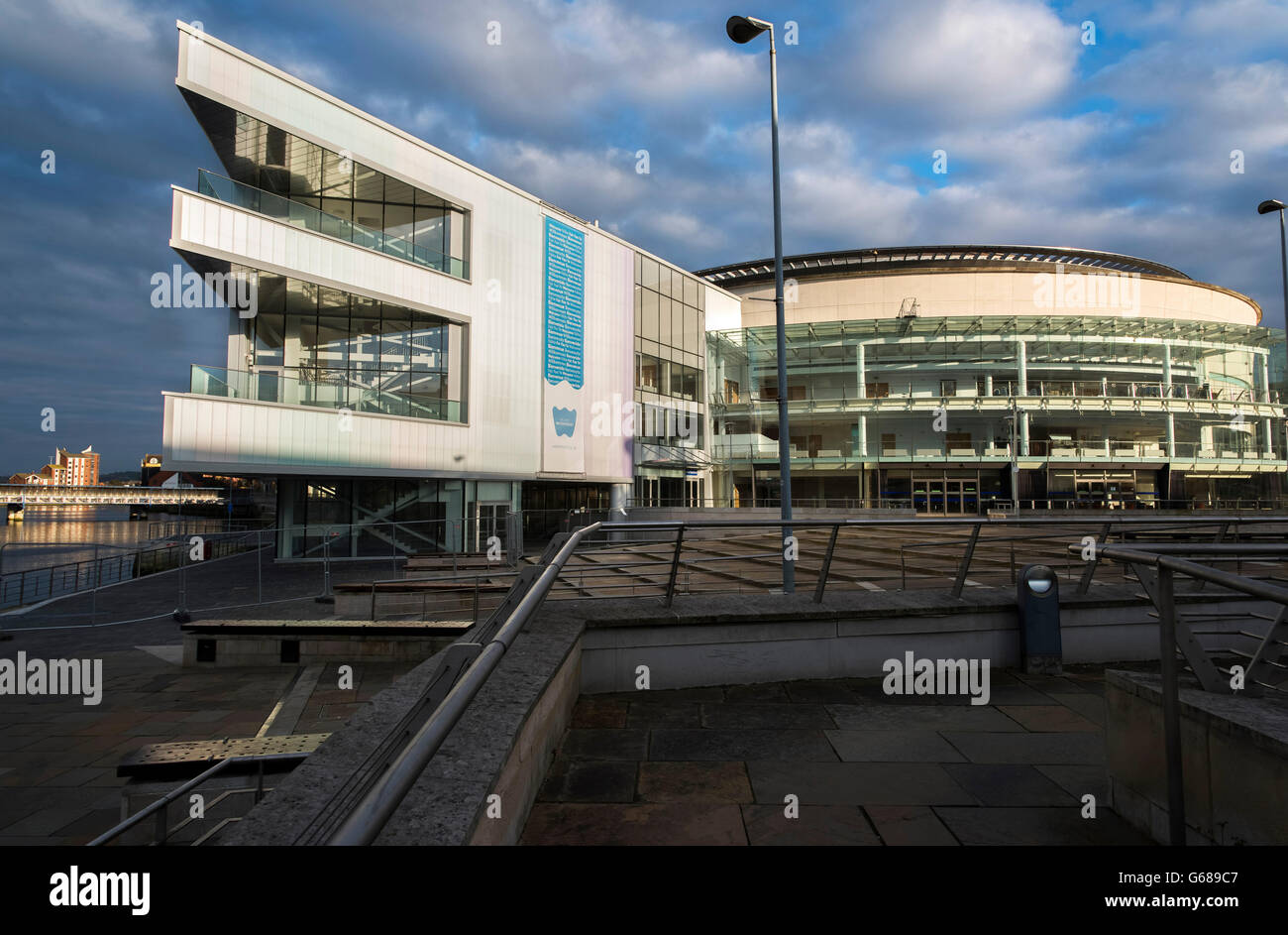 Waterfront Hall di Belfast, Irlanda del Nord Foto Stock