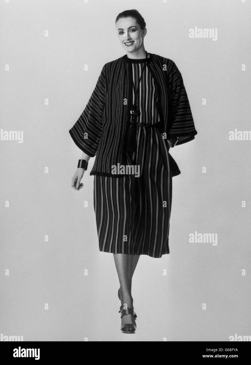 Moda - St Laurent Rive Gauche ready-to-wear collection - Primavera 1978 Foto Stock