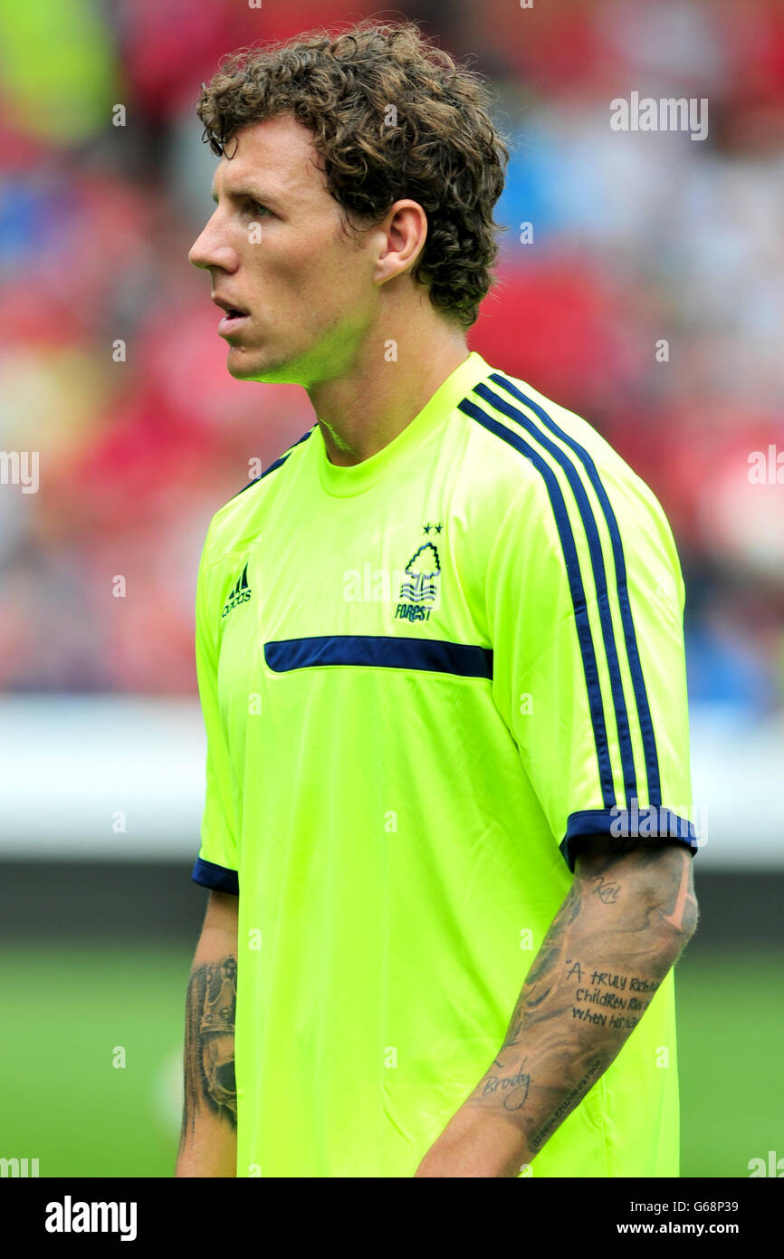Calcio - Pre-Season friendly - Nottingham Forest v Royal Antwerp - City Ground. Darius Henderson, Nottingham Forest Foto Stock