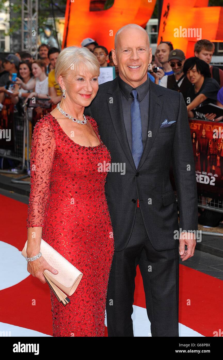 Rosso 2 Premiere - Londra Foto Stock
