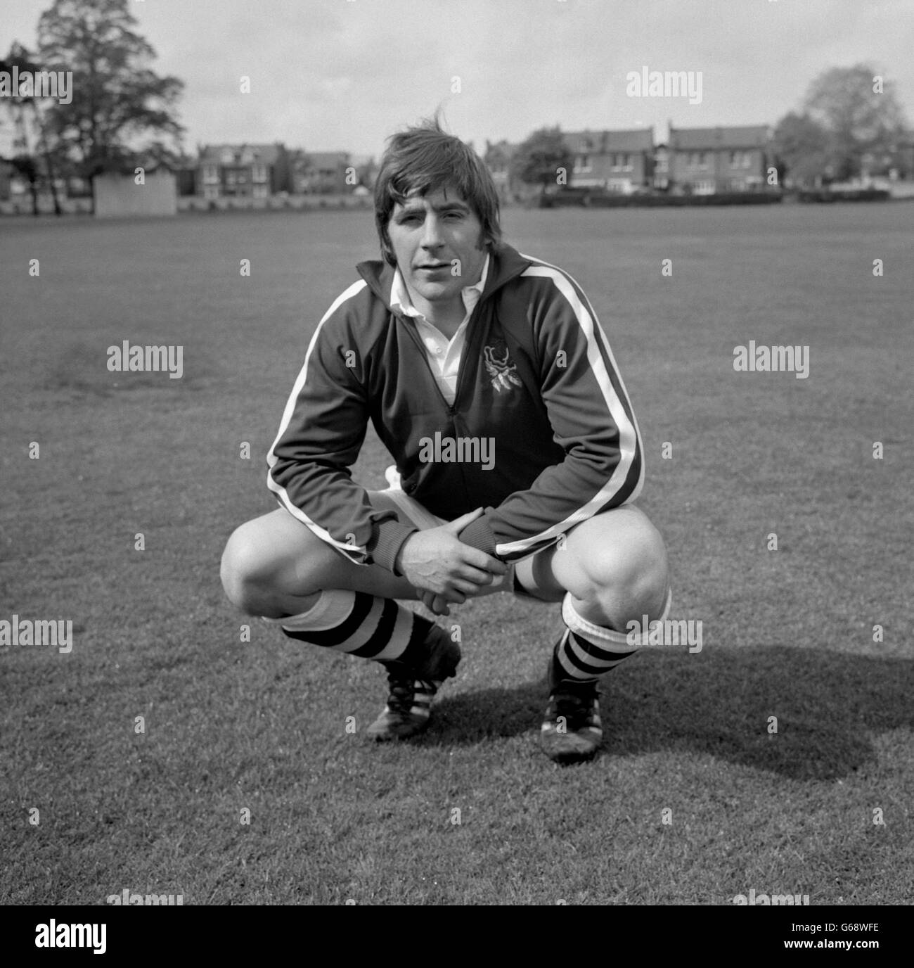 Rugby Union - Lions britannici e irlandesi - John Pullin. John Pullin, 32, capitano della squadra di rugger dell'Inghilterra, ha fatto due giri del Leone britannico. Foto Stock