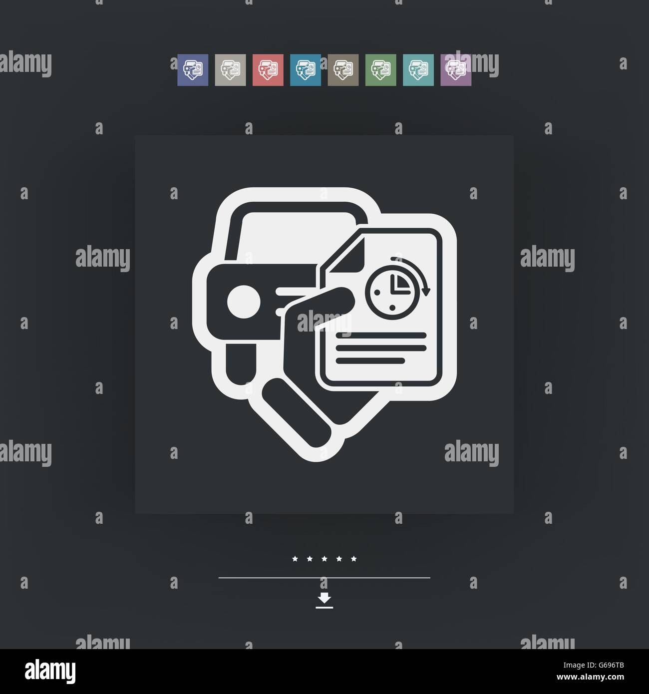 Fast car service Illustrazione Vettoriale