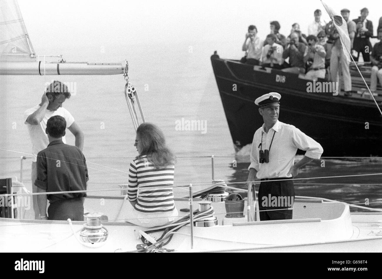 Vela - Cowes Week - Isola di Wight Foto Stock