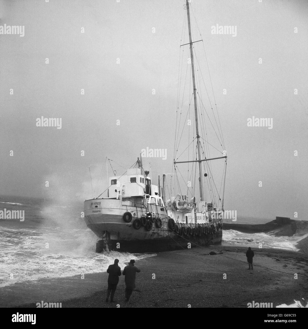Intrattenimento - radio pirata nave corre arenarsi - Radio Caroline Foto Stock
