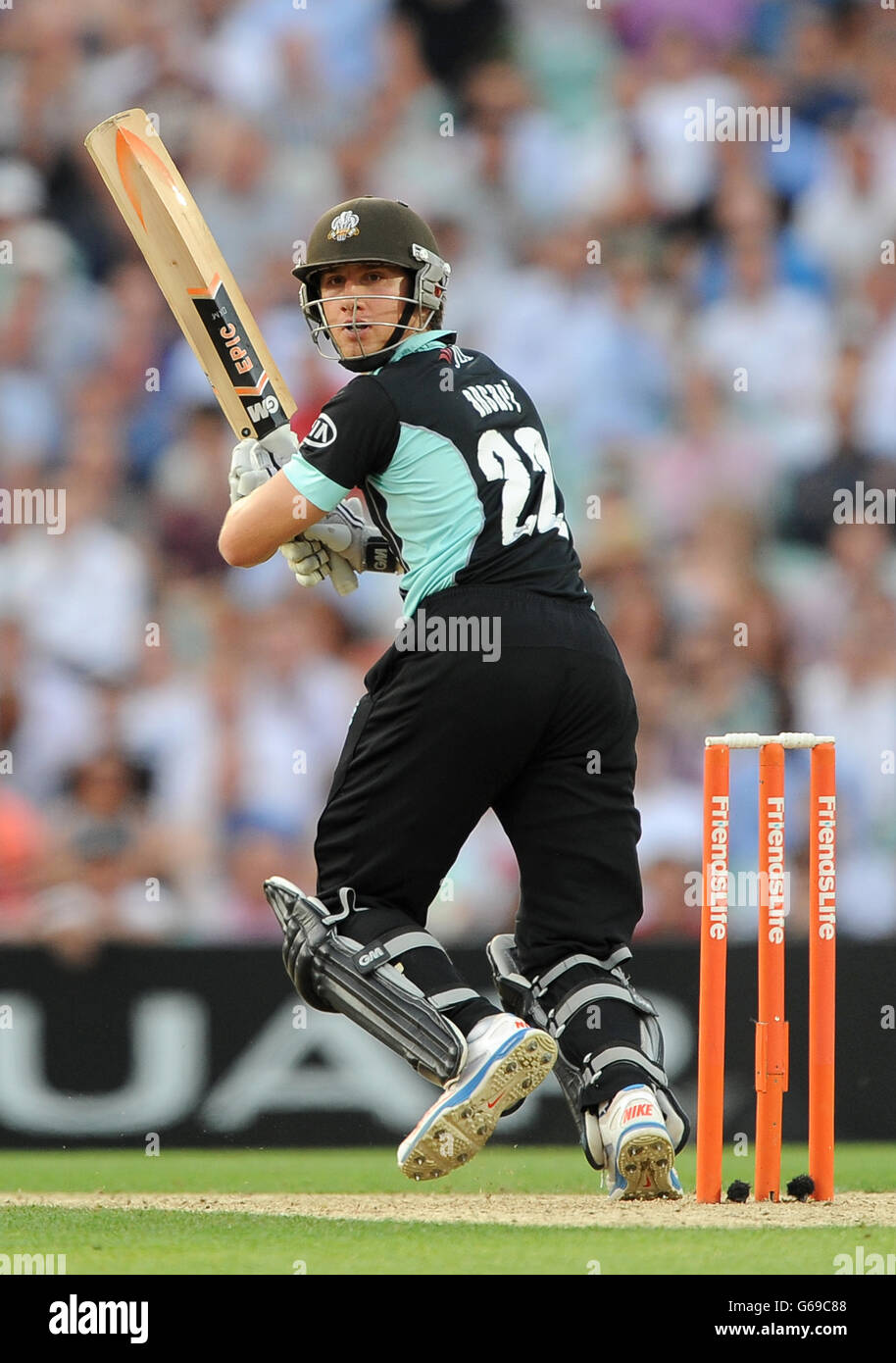 Cricket - Friends Life T20 - Surrey v Essex - The Kia Oval. Zapar Ansari, Surrey Foto Stock