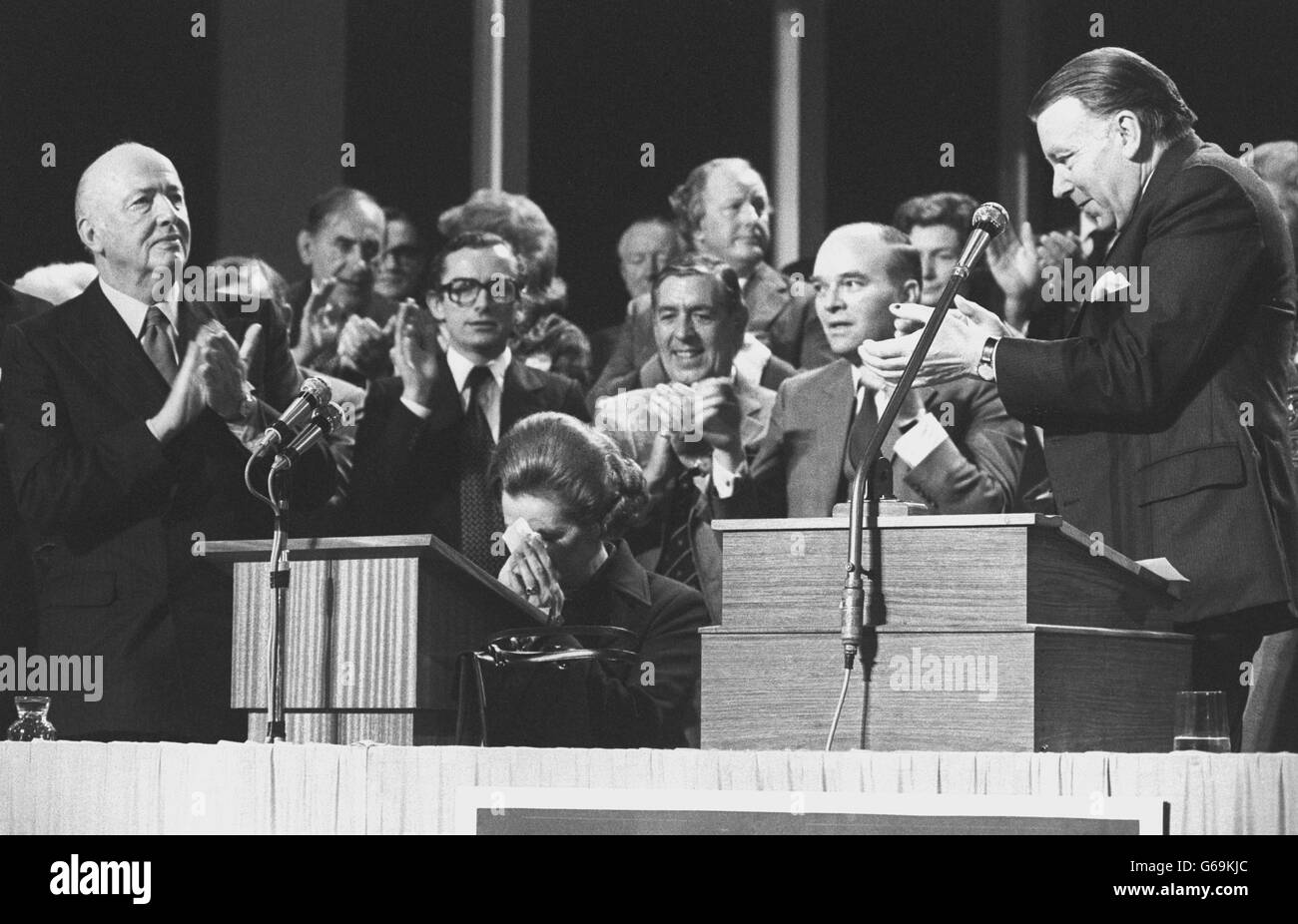 Politica - Congresso del Partito Conservatore - Final Day - Margaret Thatcher - Winter Garden, Blackpool Foto Stock