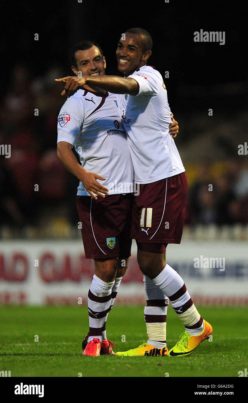 Calcio - Capital One Cup - Primo round - York City v Burnley - Bootham Cresent Foto Stock