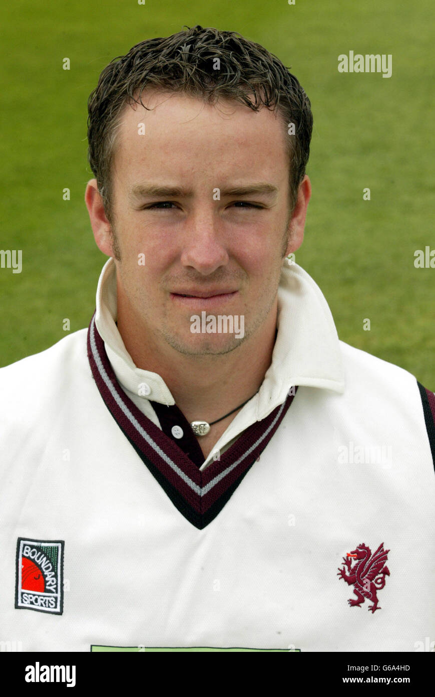 Somerset County Cricket - Matt Bulbeck Foto Stock