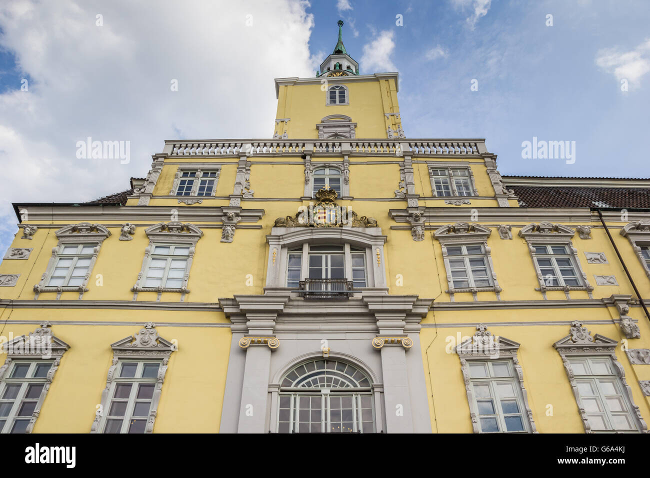 Parte anteriore del castello di Oldenburg in Bassa Sassonia, Germania Foto Stock