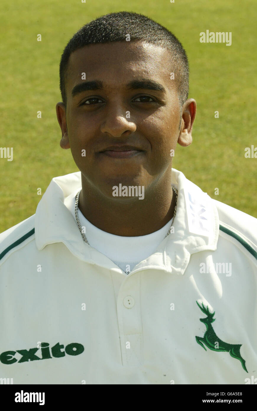 Bilal Shafayat - Nottinghamshire. Bilal Shafayat di Nottinghamshire a Trent Bridge, Nottingham. Foto Stock