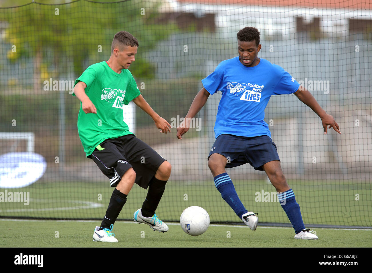 Sport - Fast Track giochi di strada - City Academy Bristol Foto Stock