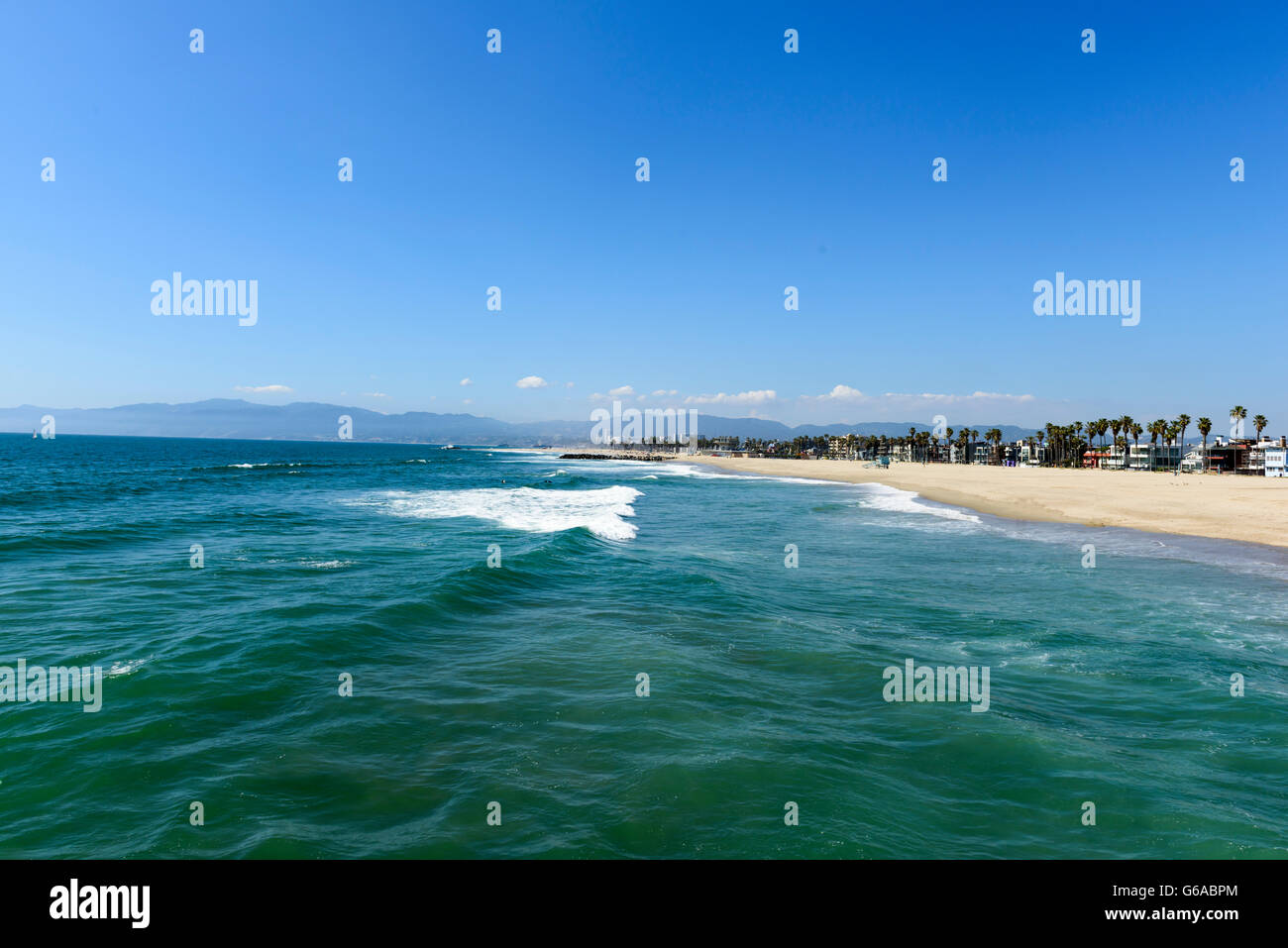 Manhattan Beach a Los Angeles, California, Stati Uniti d'America Foto Stock