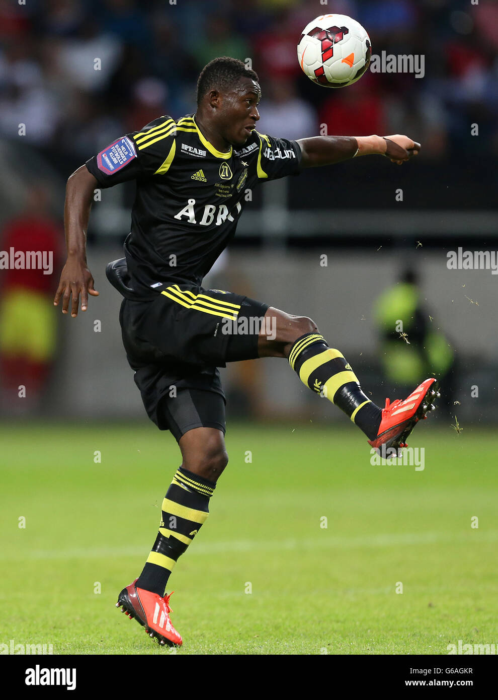 Calcio - Pre Season friendly - AIK Solna v Manchester United - Friends Arena. Ibrahim Moro, AIK Solna Foto Stock