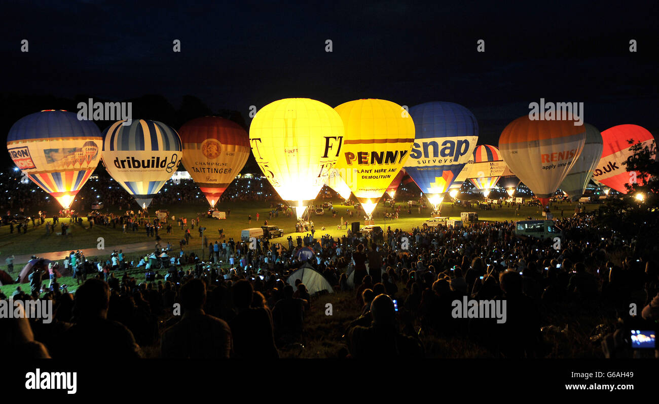 Bristol International Balloon Fiesta 2013 Foto Stock