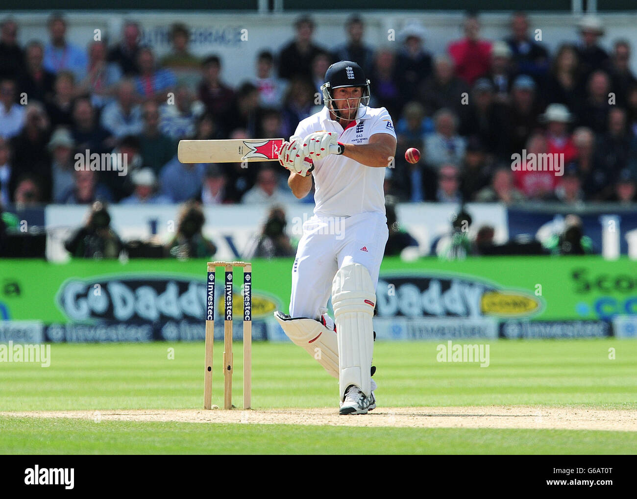 Cricket - Test ceneri quarto investitore - Day Four - Inghilterra / Australia - Emirates Durham ICG. Inglese Tim Brennan in azione durante il quarto giorno della quarta gara di Investec Ashes alla Emirates Durham ICG, Durham. Foto Stock